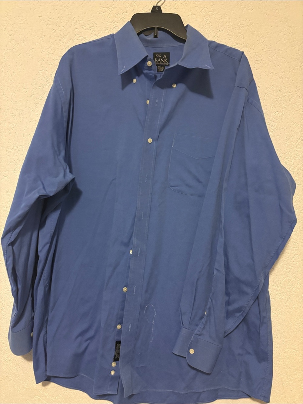 Jos. A. Bank Men's Royal Blue Long-Sleeve Dress Shirt